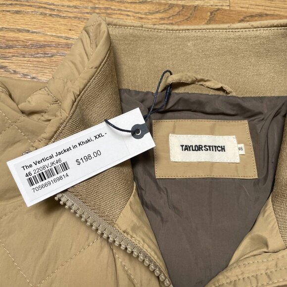 Taylor Stitch The Vertical Jacket in Khaki Mens XXL 46 NWT MSRP $198 - Picture 3 of 10